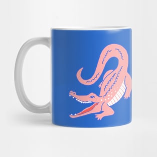 Snappy Pink Alligator Mug